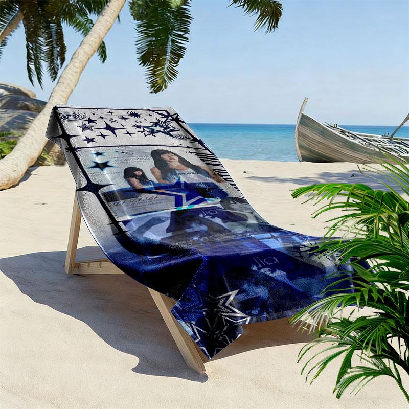 Aitana Print Beach Towel, Large Soft Quick Dry Towel for Beach Camping Swimming