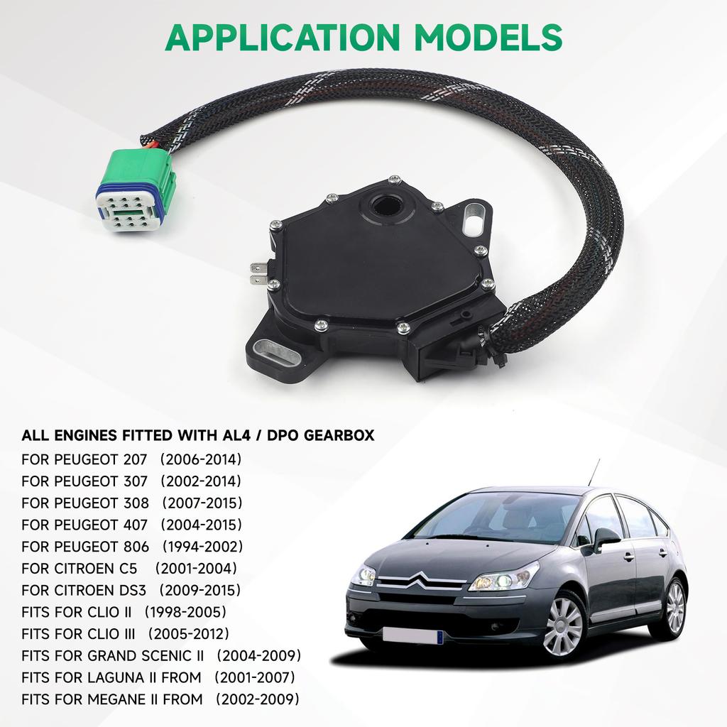 For Peugeot 207 307 SKRZ AL4 Citroen Renault C4 C5 AL4 New Automatic Transmission Switch Sensor Fits 252927 307207508 CMF-930400