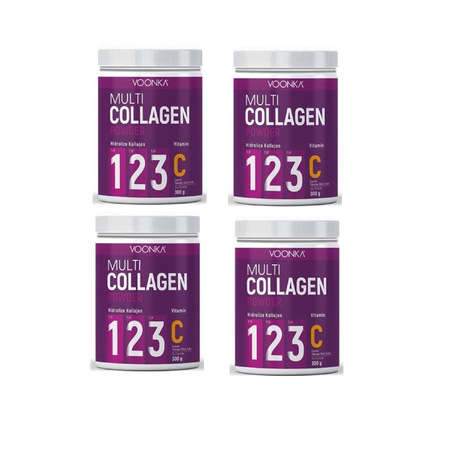 

Type 1, Type 2, Type 3 Hydrolyized Collagen 300 G X4 Pieces