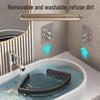 No-Drill Wall-Mounted Bathroom Corner Shelf for Shower & Vanity Storage