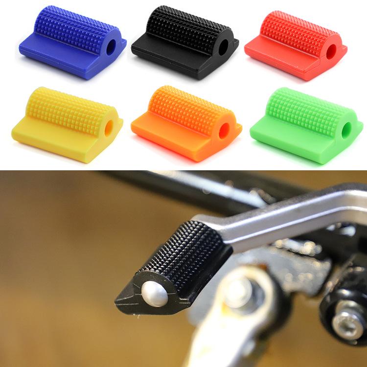 Universal Motorcycle Shift Gear Lever Pedal Rubber Cover Shoe Protector Foot Peg