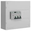 Pre-equipped Small Panel 1 Switch. Diff. 40a Type Ac + 2 Circuit Breakers