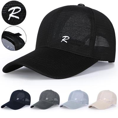 Breathable Baseball Cap Men's Sunscreen Cap Outdoor Sports Mesh Cap