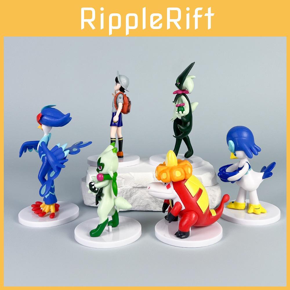 Figure Character Pokmon Model Set With Assembly For Gift Display And Anime Fans
