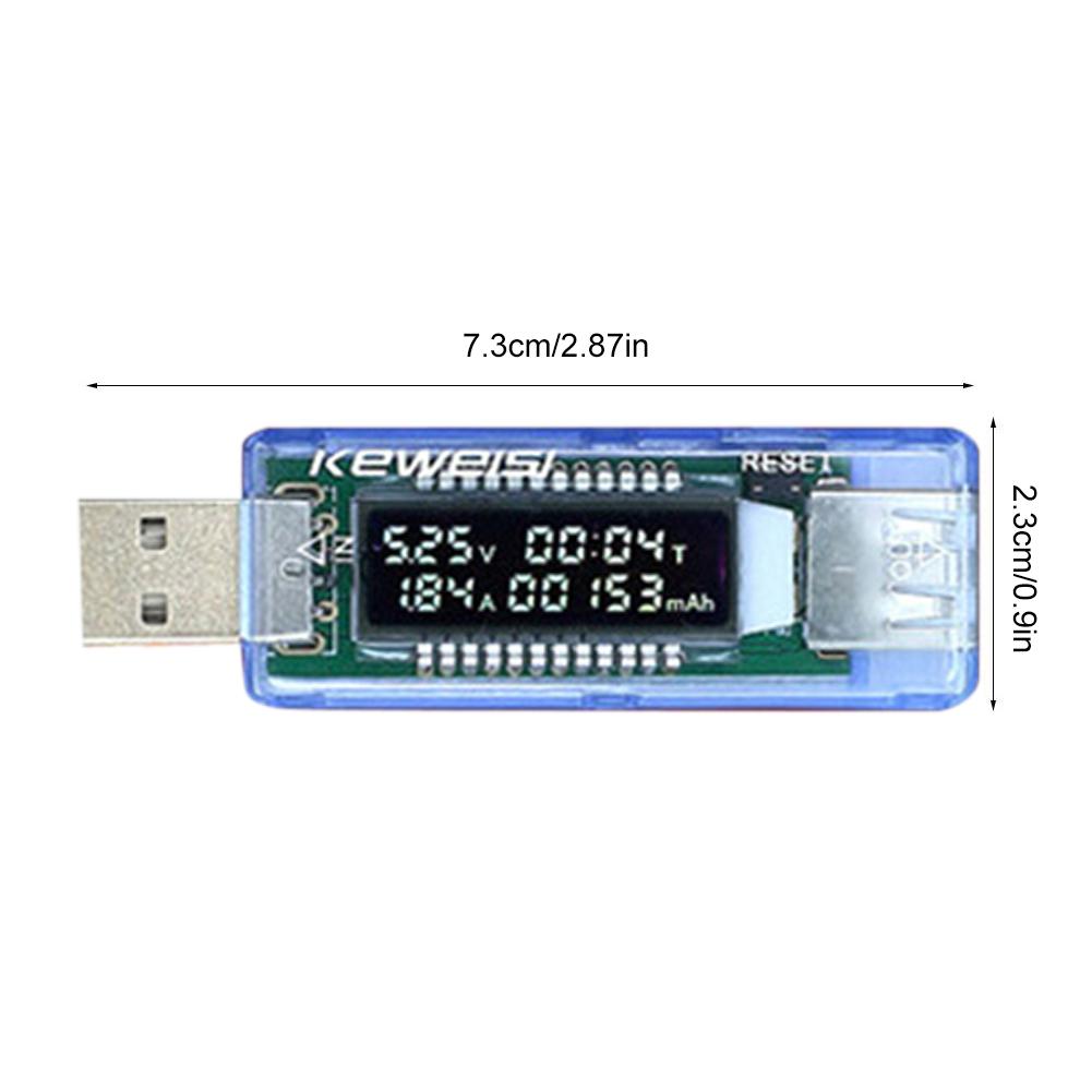 USB Tester Current Voltage Charger Capacity Tester Current Voltage Meter Digital Display Mobile Power Detector Battery Test