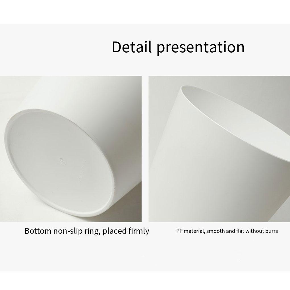 Trash Can Garbage Bin No Lid Waste Case Basket For Business Bedroom Living Room Household Dorm Organizer Ornaments