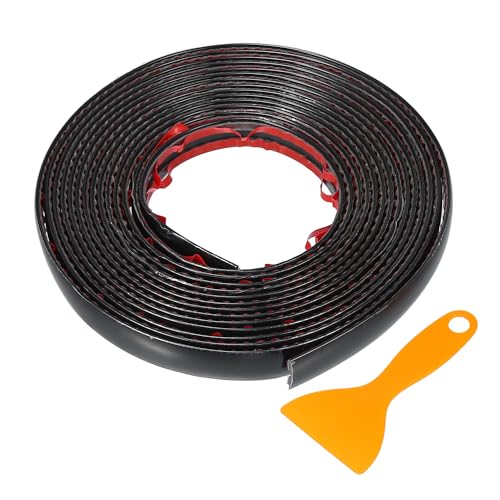 

VekAuto Комплект молдингов для окон 3/5 дюйма 15 мм шириной 16 футов 5 м Универсальный наружный бампер автомобиля Дверь Кузов Самоклеящаяся Защита от царапин Декоративная наклейка