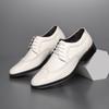 Fashion Handcrafted Mens  Oxford Shoes Genuine Calfskin Leather Brogue Dress Shoes Classic Business Formal Shoes Man