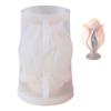 Elegant 3D Floral Human Shape Candle Making Mould Flexible Food Grade Silicone Materials