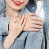 Bamboo Ring Couple Pair Ring Plain Ring Niche Design Simple Fashion Live Girlfriend Birthday Gift