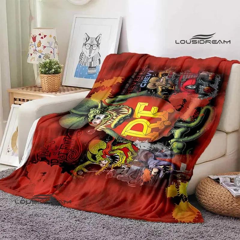Tales of the Rat Fink Anime Blanket Picnic Blanket Flannel Soft and Comfortable Home Travel Blanket Bed Blanket Birthday Gift