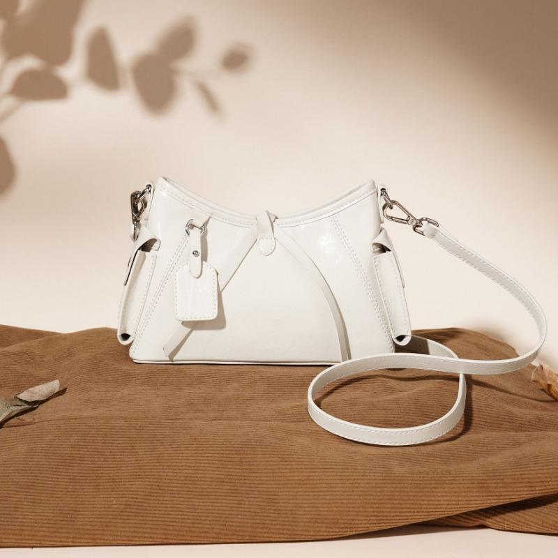 Genuine Leather Hand-held Shoulder Bag with A High-end Feel