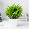 Plantas artificiais ecológicas, ornamentos para casa realistas e de baixa manutenção, ornamentos em vasos
