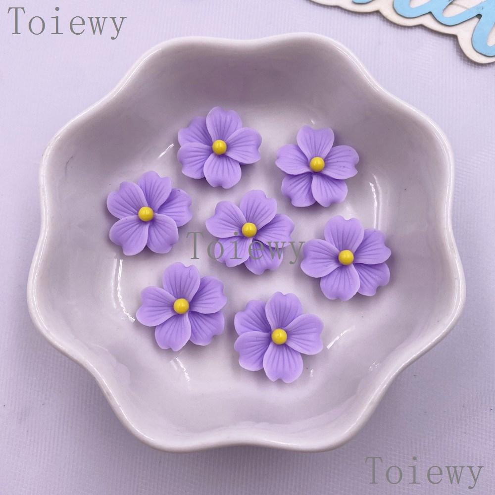 30 Piezas Resina Kawaii Colorido 16mm Flor Espalda Plana Piedra Gema Scrapbook DIY Boda Navidad Arte Decoración Accesorios para Joyería Manualidades