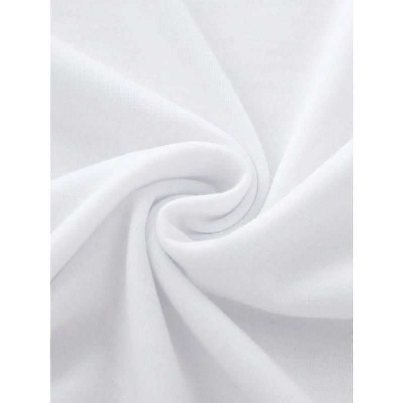 Women's Stylish Short-Sleeve Top with Sunflower and Yellow Butterfly Print, a Lively and Cute Series Featuring a Soft, Stretchy Round-neck Casual Top.