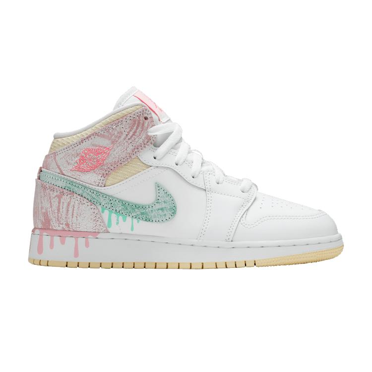 Air Jordan 1 Mid SE GS Ice Cream 38.5