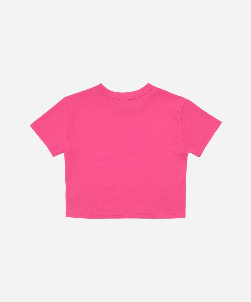 Solteuaenchokollis Sac Logo Crop T-Shirt Pink 4W2311001