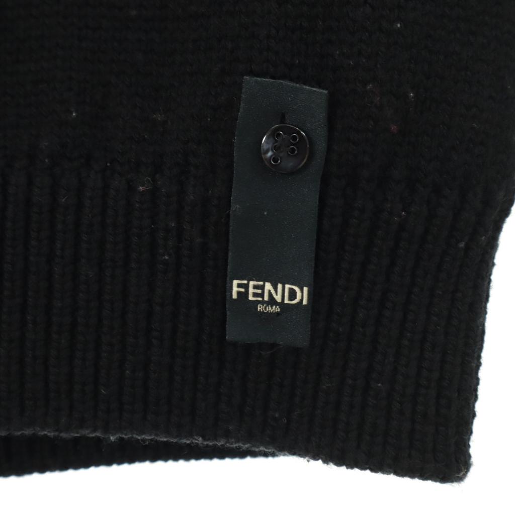 Fendi Made In Italy Overall Handle Long Sleeve Sweater 48 Knit Men's Used