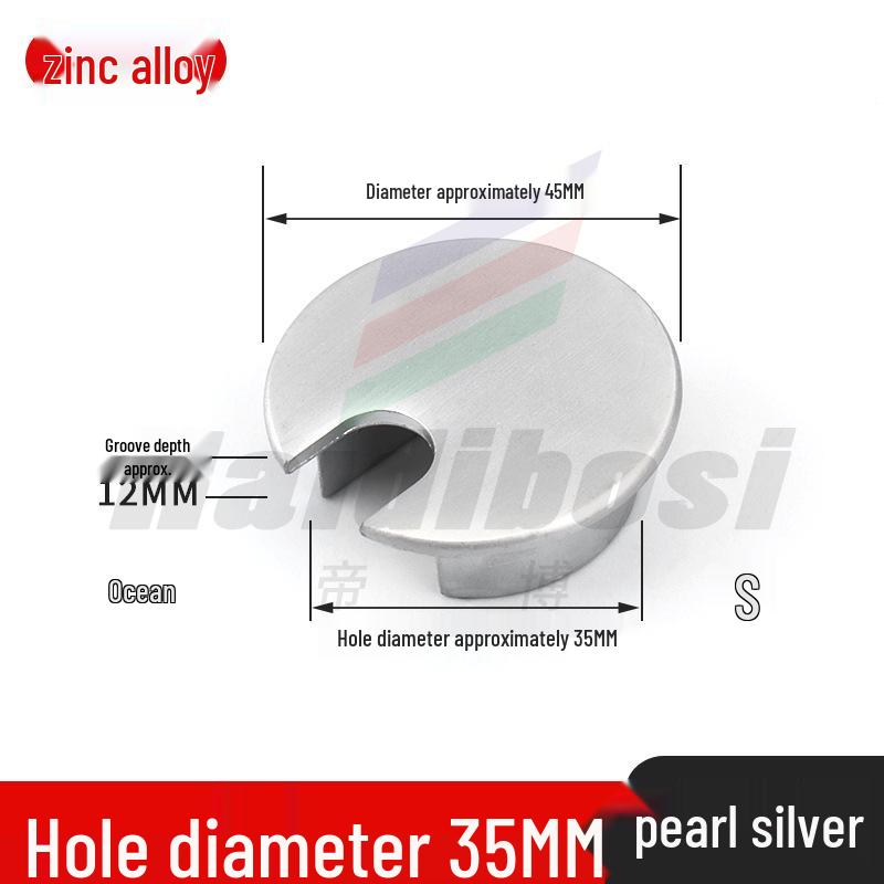 Desktop Cable Management Grommet Cover – Round Hole Sealing & Decoration