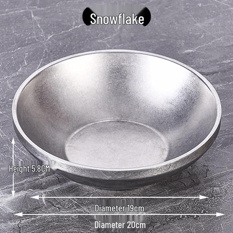 Retro Stainless Steel Serving Bowl