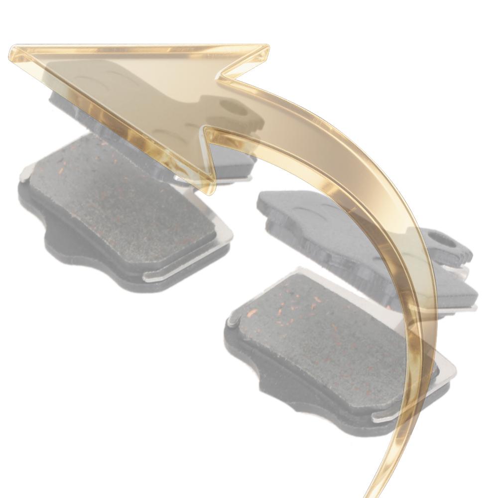 2 Pairs Bike Disc Brake Pads Cycling Part Bicycle Hydraulic Disc Accessories Bicycle Disc Brake Pad for E1/3/5/7 ER/CR SRAM China Mainland
