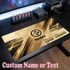 Pittsburgh Steelers Customized Name Text Mouse Pad, Large Desk Mouse Mat Personalized Home Office Present