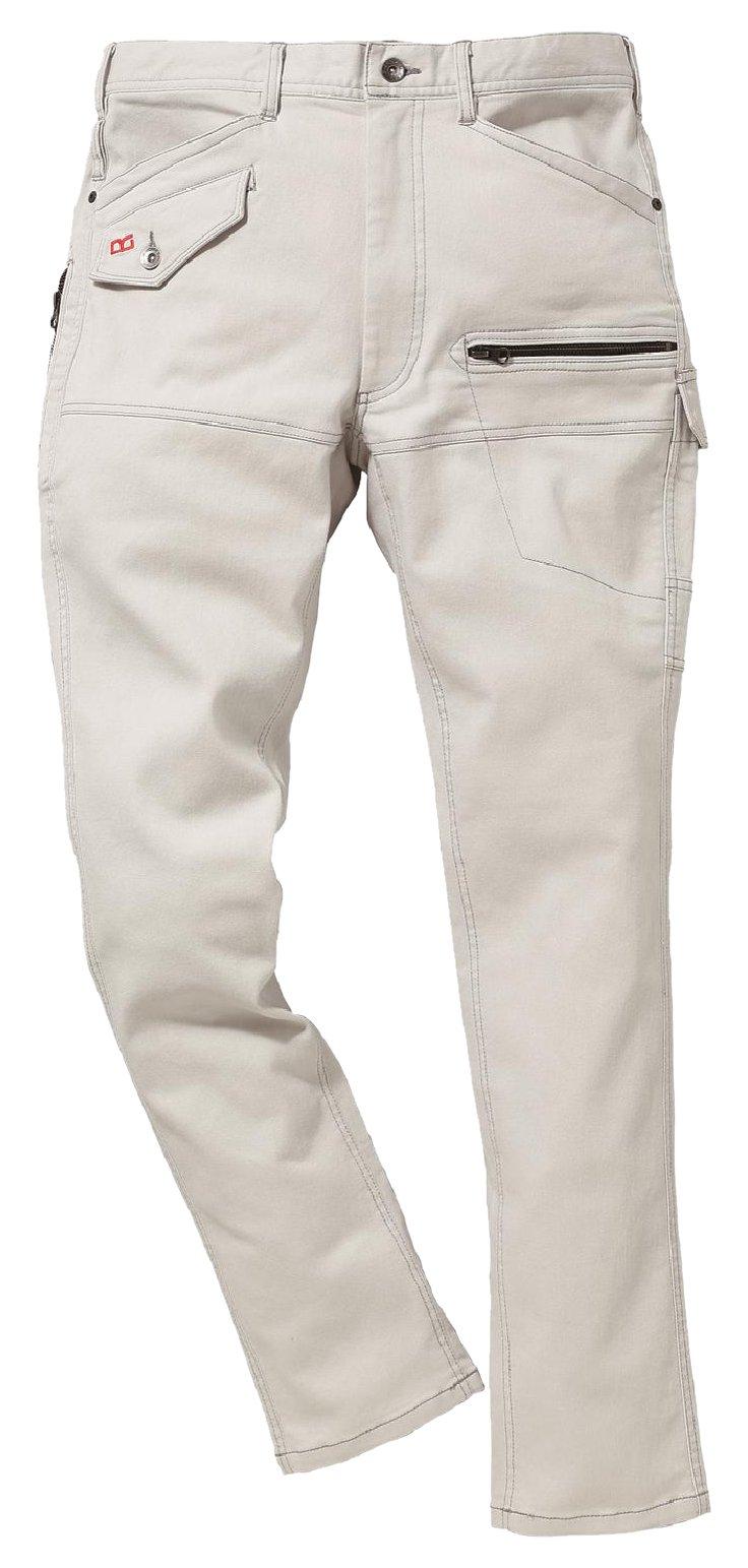

KURODARUMA DG104 Cargo Pants, Size 40, Silver, 85cm