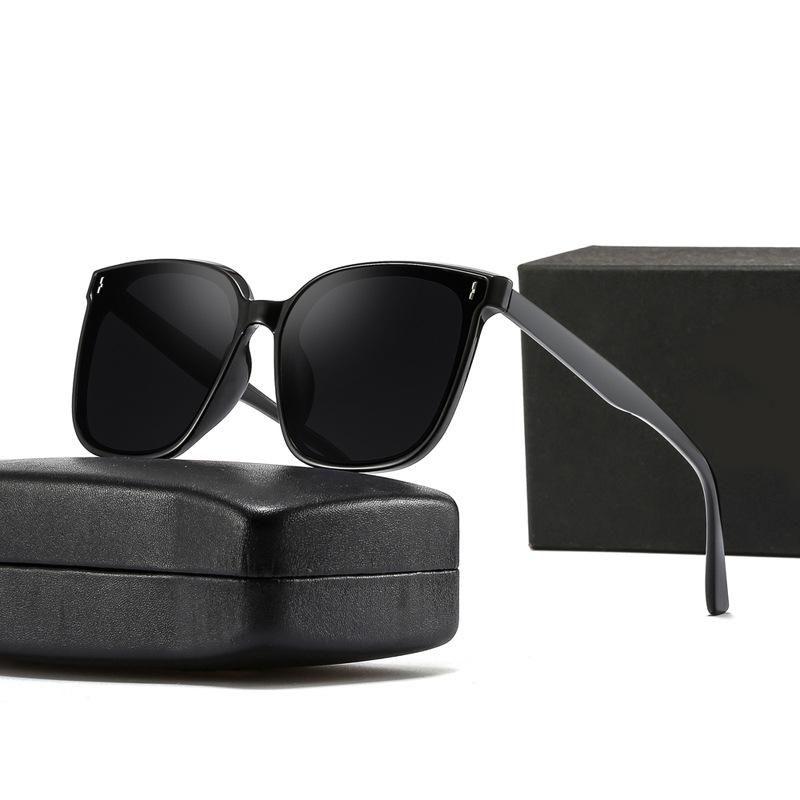 Women's Retro Korean Style Slimming White Sunglasses & Men's Polarized Sunglasses