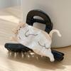 Hair Claw Cartoon Animal Design Back Head Hair Clip Anti-slip Teeth Strong Grip Shark Hair Clip Versatile Hair Accessory