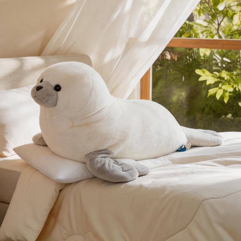 Deep Sea Series Soft Plush Sofa Cushion Blue Whale Sea Lion Dolphin Orcas Shark Hugging Pillows For Home Decor