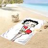 Betty Boop Beach Towel, Large Soft Quick Dry Towel for Beach Camping Swimming
