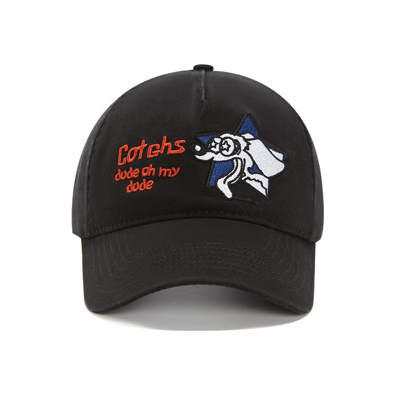 Jin Taiheng Dog Embroidery Baseball Cap Spring and Summer Outdoor Casual Versatile Cap Soft Top Shows Small Face