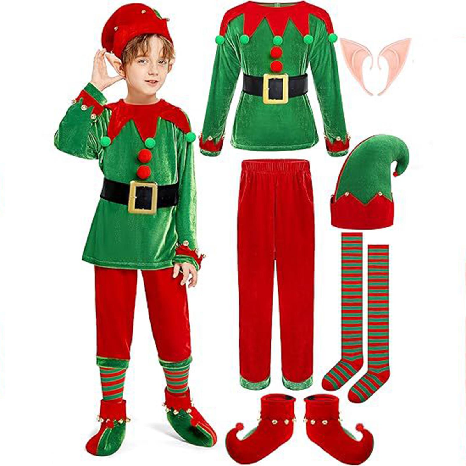 

Christmas Children s Performance Costume Set For Boys And Girls 100 зелёный