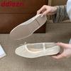 Mode Mode Mesh Atmungsaktiv Damen Mary Janes Ballerinas Schuhe Lässig Damen Flachschuhe Schlupschuhe