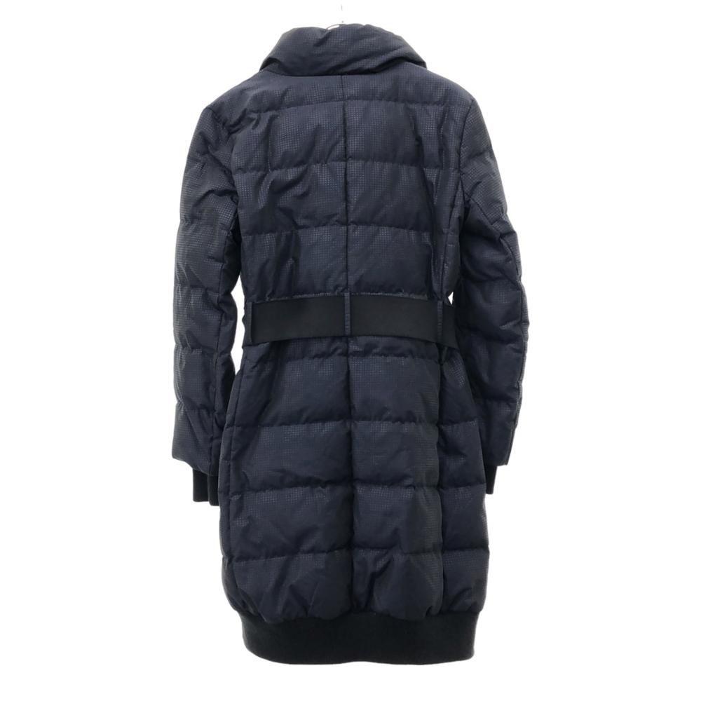 Armani Exchange Dot Pattern Down Coat S Navy Women Used