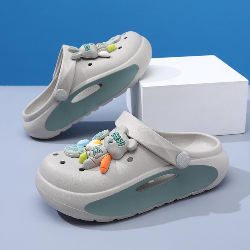 Colorful And Adorable Kids Soft Bottom Eva Slipon Shoes Nonslip Casual Sandals