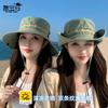 Spring and summer sun hat children outdoor mountaineering sports breathable sun protection hat fashion versatile big eaves bucket hat