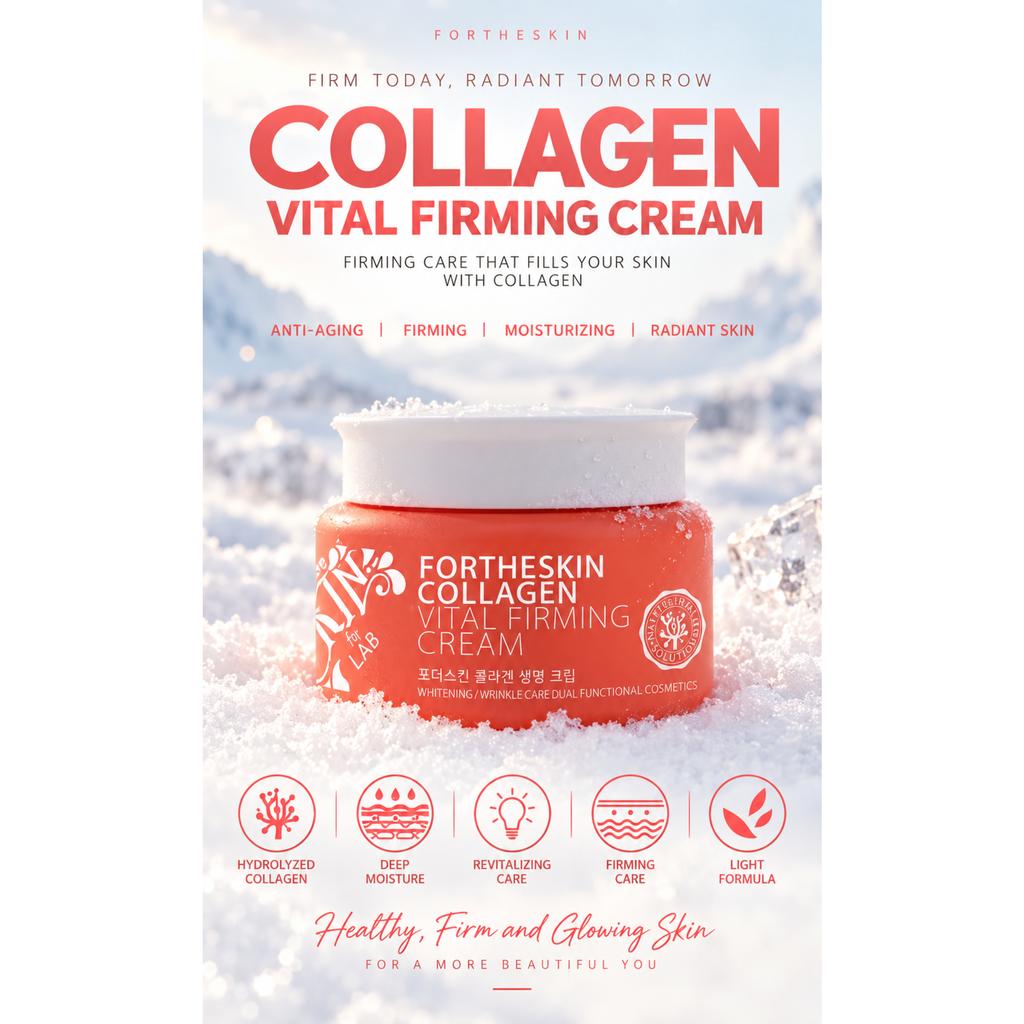 FORTHESKIN Kollagen Vital Straffende Creme 100ml / 3.38 fl.oz