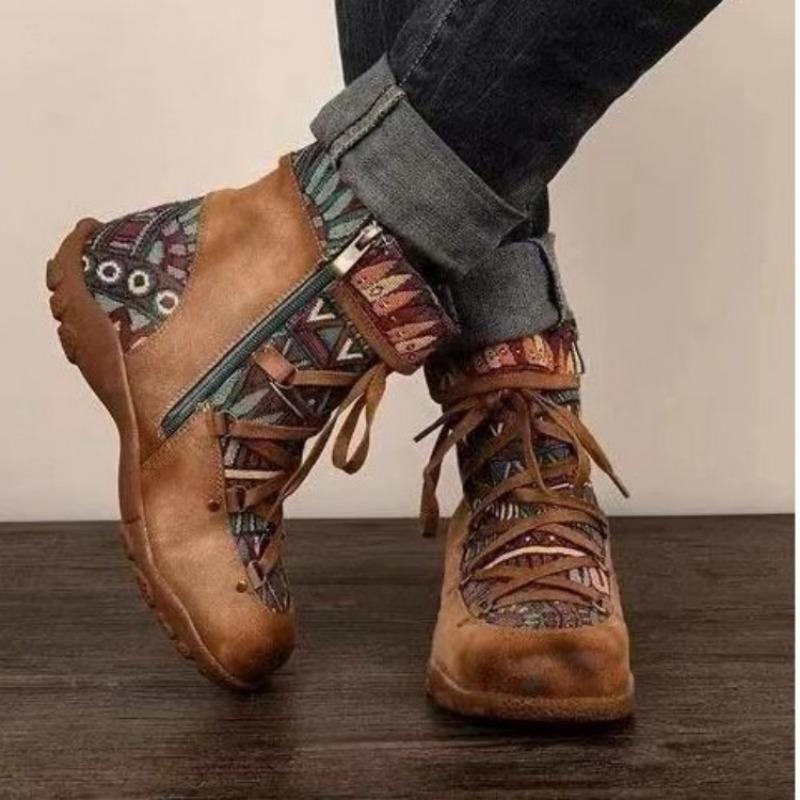 European and American Short Boots 2024 Autumn Winter New Chelsea Design Flat Bottomed Anti Slip and Wear-resistant Women's Shoes