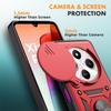 Skal för Xiaomi Redmi 14C, Stötsäker Hård Bumper med Baksida och Kameraskydd - Röd