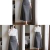 Spring Autumn Womens Casual Suit With Pvc Fabric And Button Detailing For Office Wear