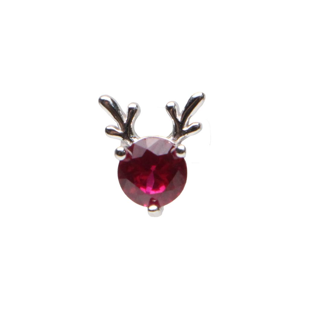 Bien Vetu Lab-Grown Ruby Earrings 0.5 Carat Rudolph