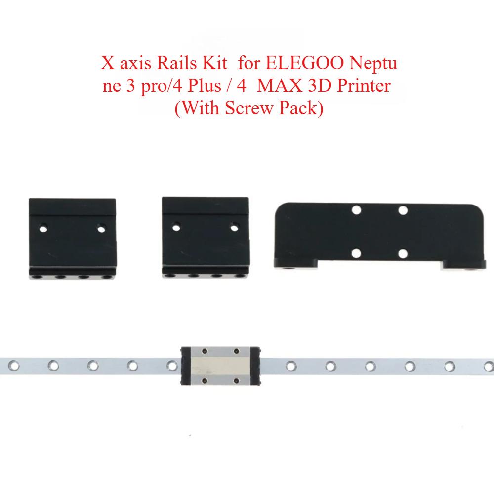 Funssor ELEGOO Neptune/3 Pro/4 Plus /4 MAX 3D Printer X/Y Axis Rail Upgrade Kit