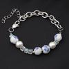 Original Blue & White Porcelain Titanium Steel Clavicle Chain: Chinese Style Hip Hop Necklace for Men & Women