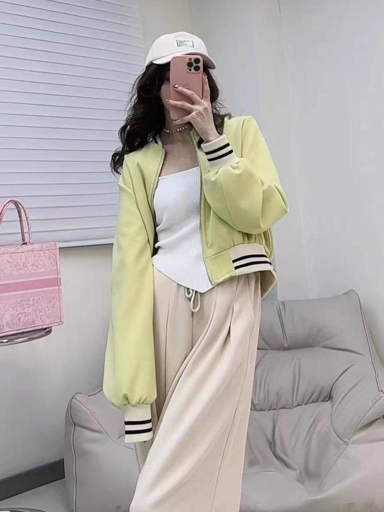 Women's 2023 High-End Loose Baseball Jacket - Autumn/Spring Street Fashion