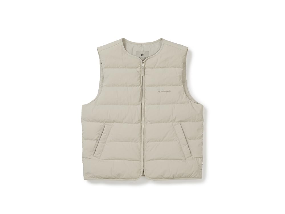 

Snow Peak Land Lightweight Down Vest Light Size M Women s GS-S25WWGDV61, Women s Beige,