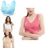 Women Lady Sexy Front Cross Adjustable Side Buckle Lace Vest Wireless Sport Bra For Ultimate Comfort And Style
