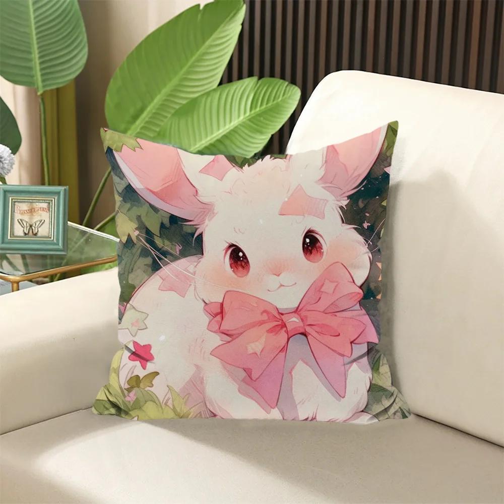 Animal Rabbit Deer Flower Elegant Room Cushions Covers Decorative Pillows for Sofa Cushion Cover  ×  Pillow Cases × Stuffed