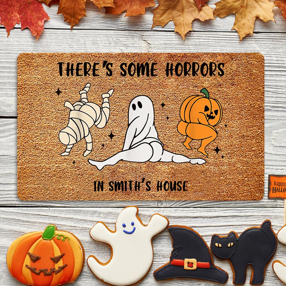 24 X 16in Cobble Pattern Bathmat Anti-slip Floor Mat Versatile Washable for Home Door Entrance