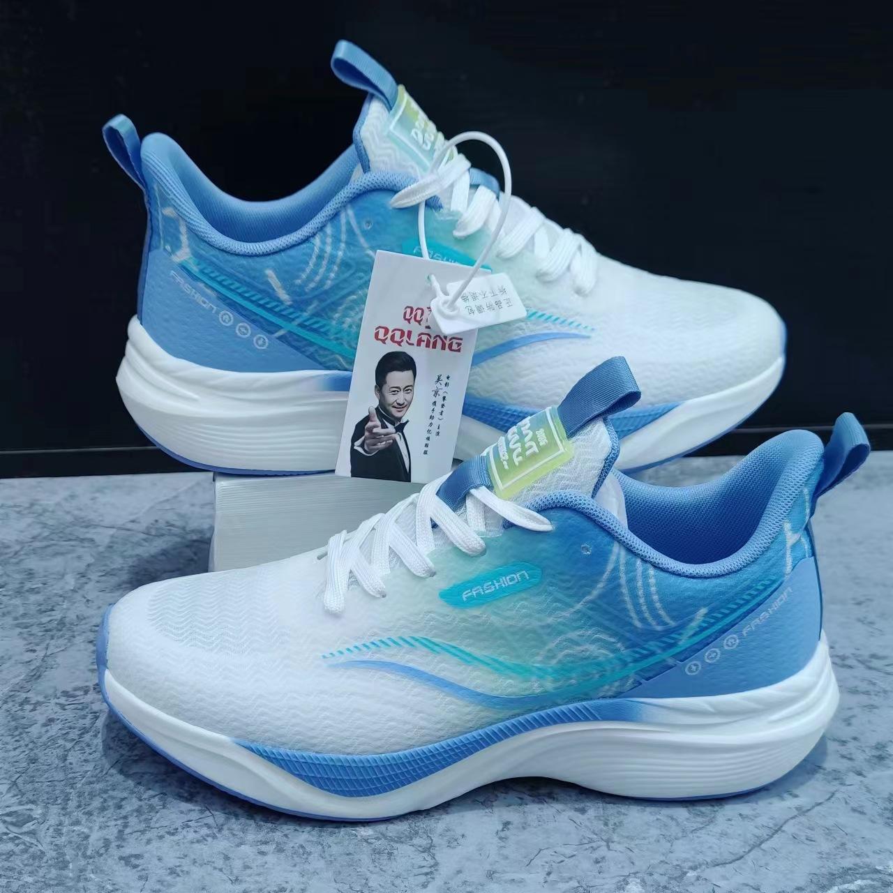 

Carbon plate mesh ice silk sneakers soft sole breathable ultra-light couple shoes popcorn 36